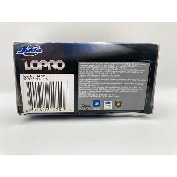 New JADA LAPRO Diecast Car 2010 Chevy Camaro SS 1/64 Scale Black Orange - Picture 5 of 5